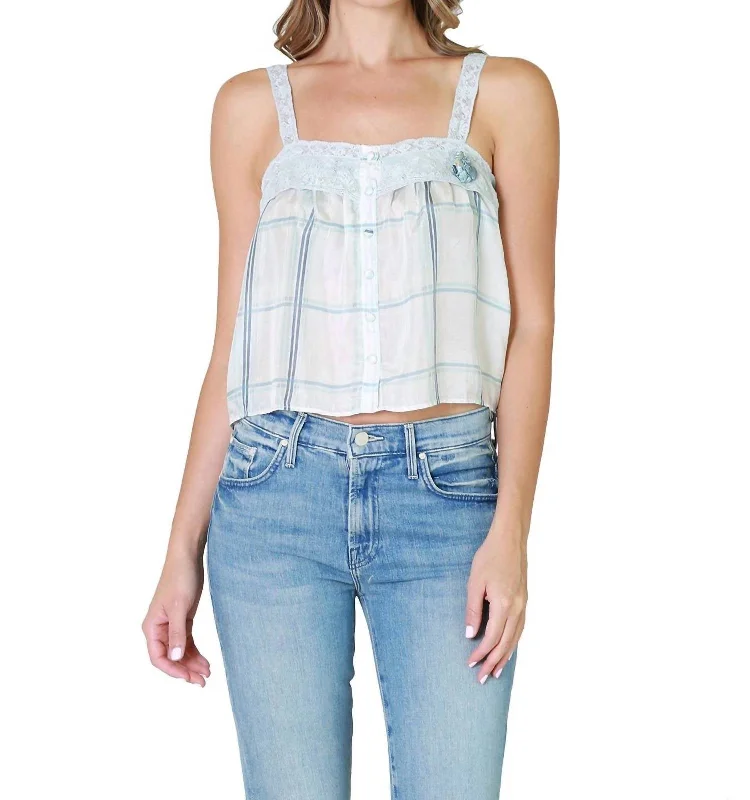 Clothing Store Panthea Crop Top In Morning Rain