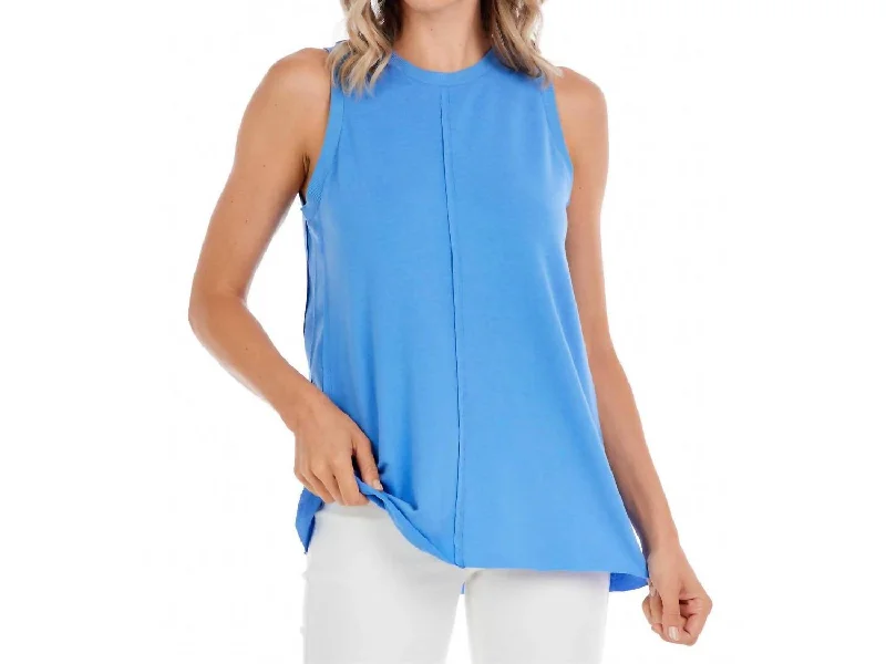 Women's Street Style Casual Wear Dempsey Swing Tank Top In Blue