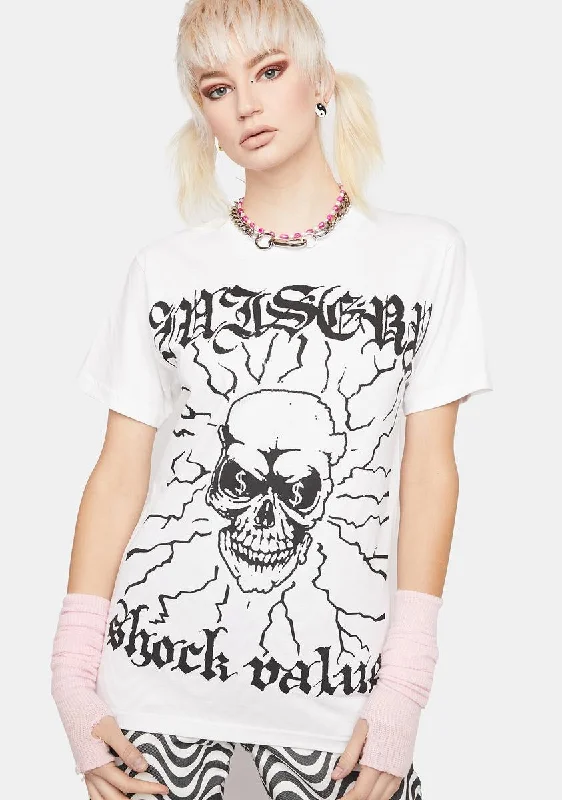 Clothes For Woman Shock Value Graphic Tee