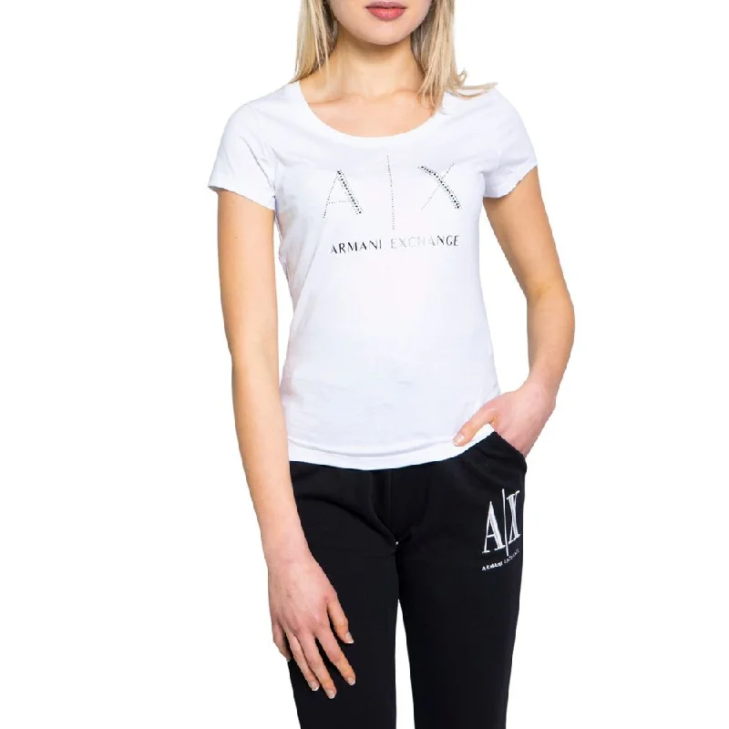 Trendy Fashion For Women Armani Exchange  Cotton Tops & Women's T-Shirt