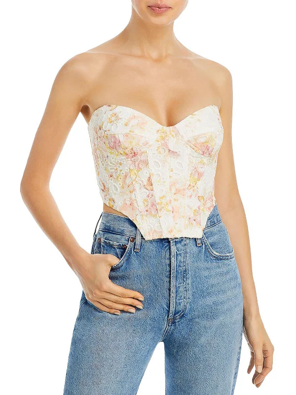 Buy More, Save More Lila Womens Underwire Bustier Cropped