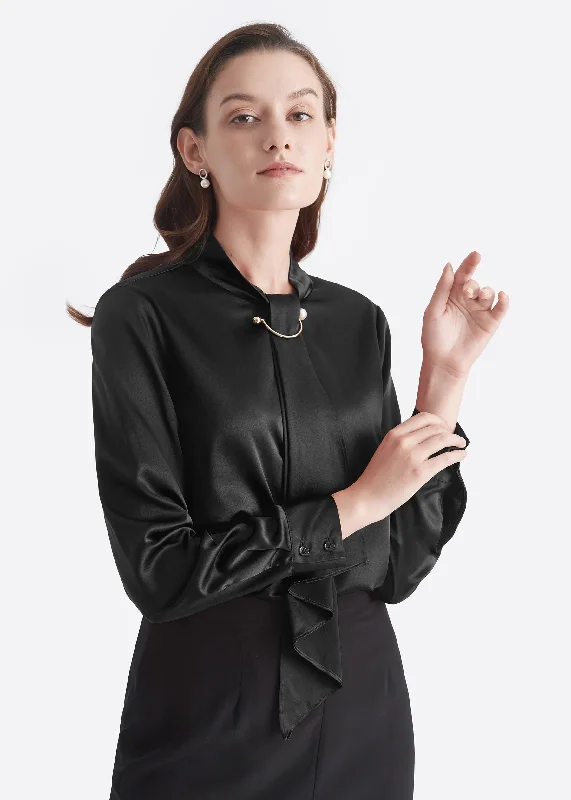 Luxe Style Discounts Feminine Stand Collar Blouse