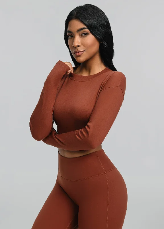 Get More, Spend Less Today Cropped Long Sleeve