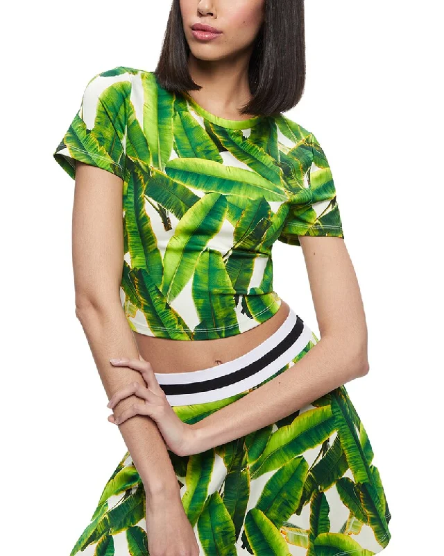 Flash Sale Happening Now – Act Fast alice + olivia Cindy Classic Cropped T-Shirt
