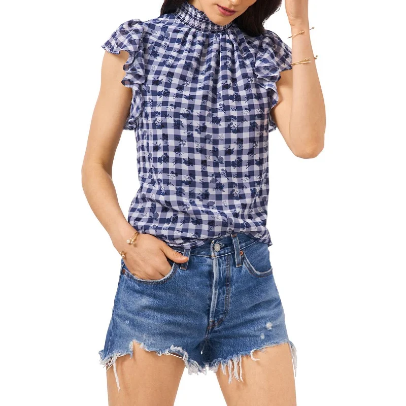 gingham floral