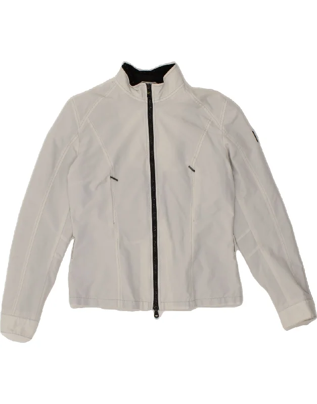 Women's Seasonal Wardrobe Clothing REFRIGIWEAR Womens Rain Jacket IT 44 Medium White Nylon Women's Seasonal Wardrobe Clothing REFRIGIWEAR Womens Rain Jacket IT 44 Medium White Nylon