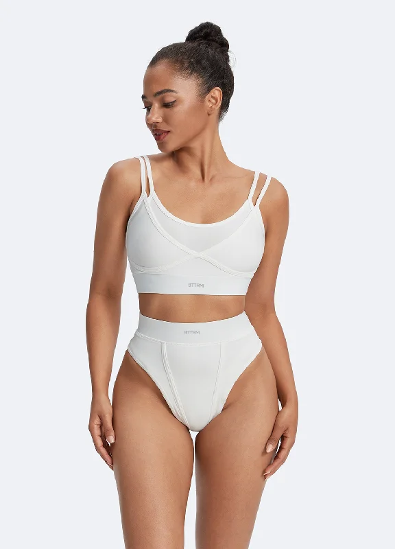 Score The Best Deals Before Monday Double-Strap Cotton Bralette