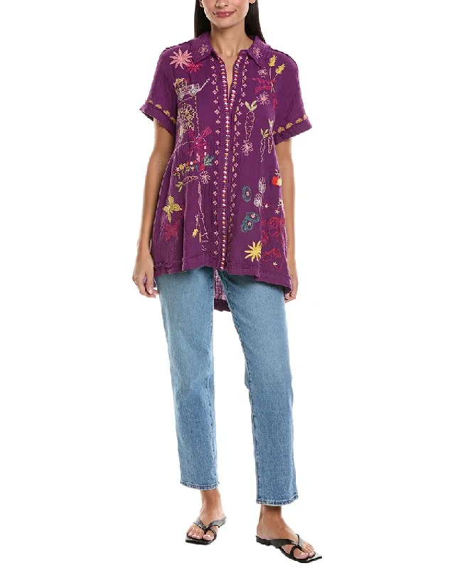 Limited Stock – Weekend Offers Available Now Johnny Was Faye Gauze Tunic
