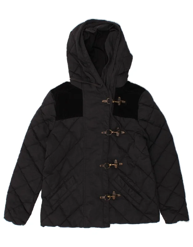 Women's Holiday Outfit ALL SAINTS Womens Hooded Duffle Padded Jacket UK 14 Large Navy Blue Women's Holiday Outfit ALL SAINTS Womens Hooded Duffle Padded Jacket UK 14 Large Navy Blue
