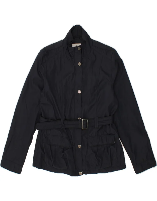 Women's Clothing Brands DACK'S Womens Windbreaker Jacket UK 14 Large Navy Blue Polyester Women's Clothing Brands DACK'S Womens Windbreaker Jacket UK 14 Large Navy Blue Polyester