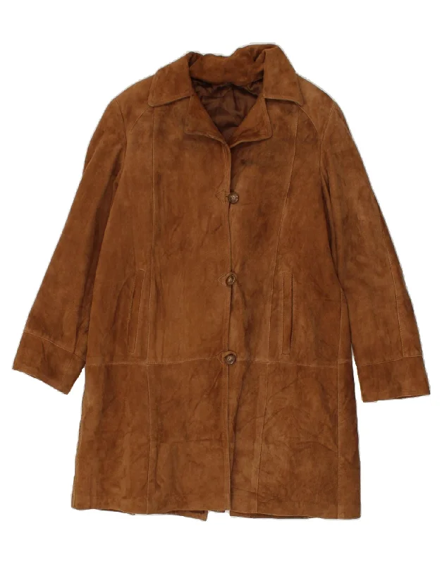 Women's Comfortable Clothes For Weekends CONBIPEL Womens Leather Coat IT 44 Medium Brown Leather Women's Comfortable Clothes For Weekends CONBIPEL Womens Leather Coat IT 44 Medium Brown Leather