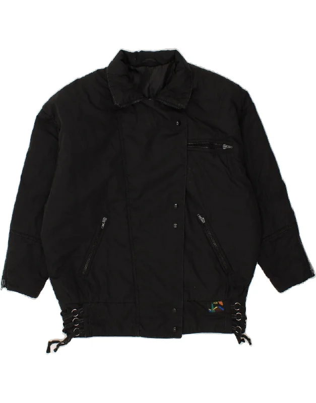 Women's Athletic Outfit TREND Womens Bomber Jacket UK 14 Medium Black