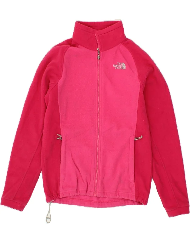 Formal Attire For Women THE NORTH FACE Womens Fleece Jacket UK 14 Medium Pink Colourblock