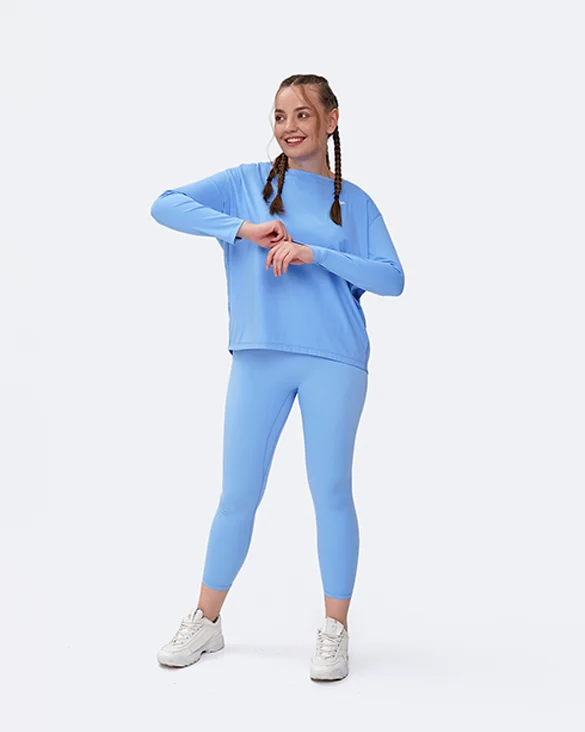 Classic Modern Offers Bubble Blue Long Sleeve