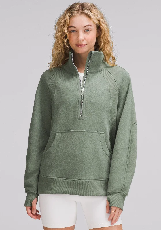 Unbeatable Prices Scuba Oversized Funnel-Neck Half Zip | Long