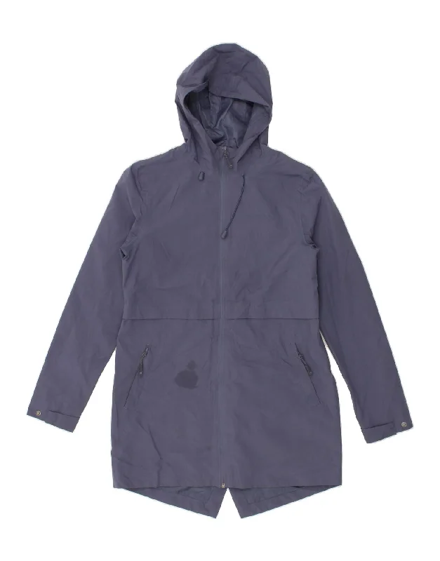 Women's Transitional Clothes MOUNTAIN WAREHOUSE Womens Hooded Raincoat UK 8 Small Navy Blue Polyester Women's Transitional Clothes MOUNTAIN WAREHOUSE Womens Hooded Raincoat UK 8 Small Navy Blue Polyester