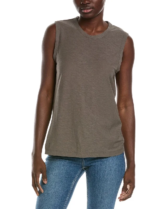 Special Promotions Available For A Short Time James Perse Slub Muscle Tank