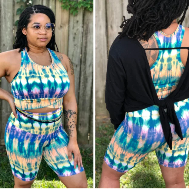 Fast Fashion Favorites Elevate Crop Top and Overlay