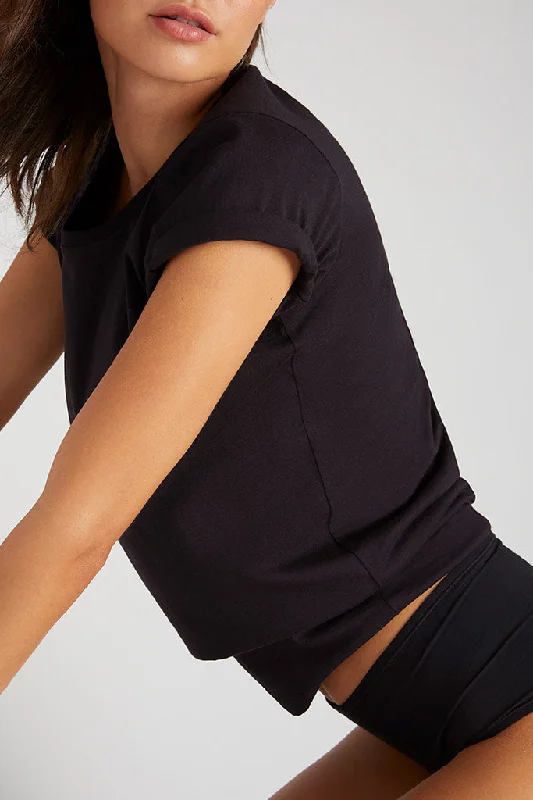 Saturday Savings – Your Favorite Items On Sale Uniform Crew Tee in Black