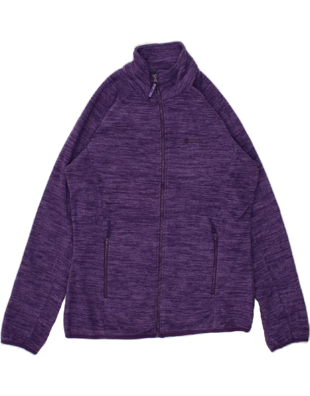 Women's Casual Wear Clothes MOUNTAIN WAREHOUSE Womens Fleece Jacket UK 14 Large  Purple Flecked