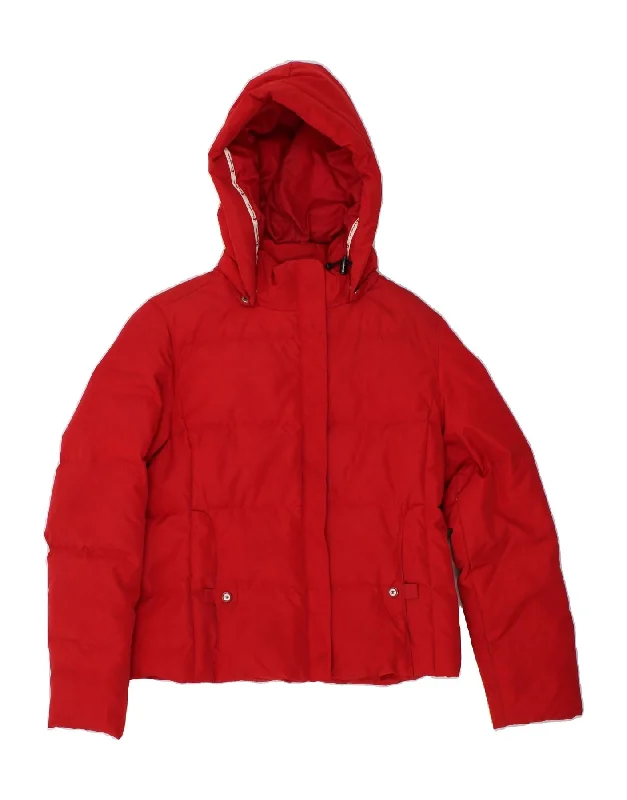 Women Online Clothing Boutiques CHAMPION Womens Hooded Padded Jacket UK 10 Small Red Polyester Women Online Clothing Boutiques CHAMPION Womens Hooded Padded Jacket UK 10 Small Red Polyester