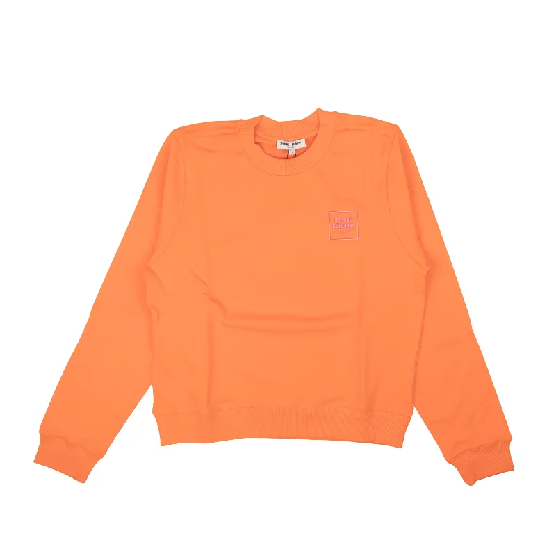 Season Offer Clementine Orange Mini Box Logo Sweatshirt