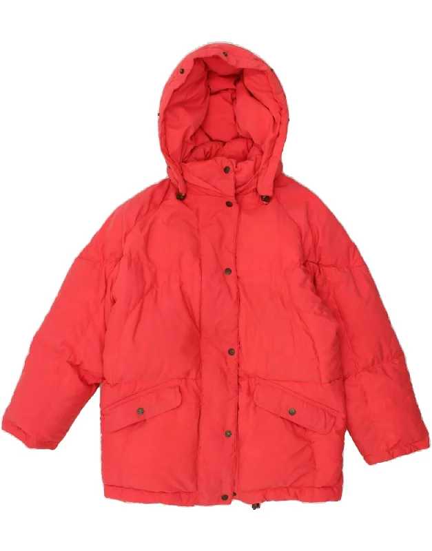 Women's Trendy Casual Clothes BRUGI Womens Hooded Padded Coat IT 44 Medium Red Polyester
