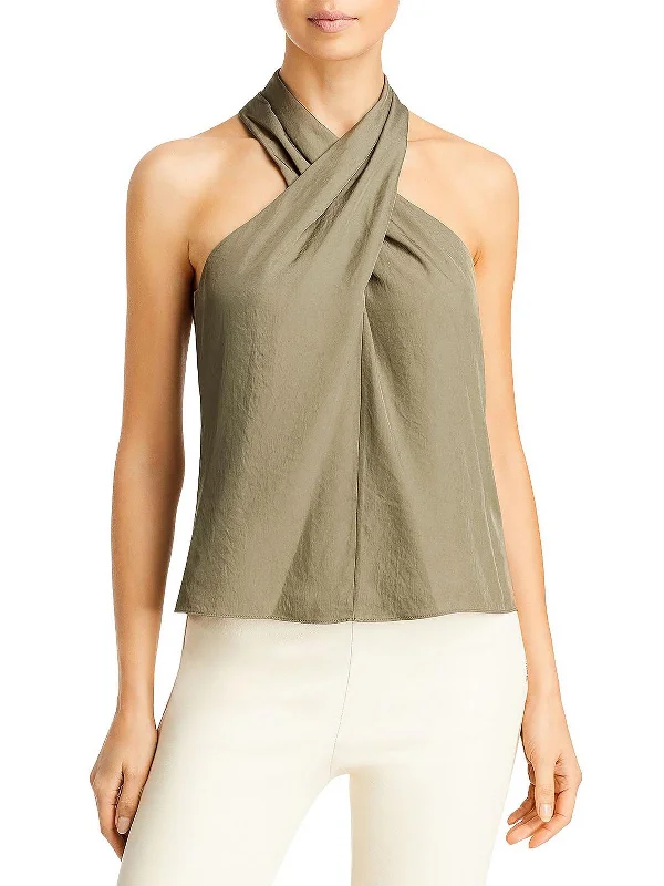 Luxury Fashion Discounts Womens Twill Sleeveless Halter Top