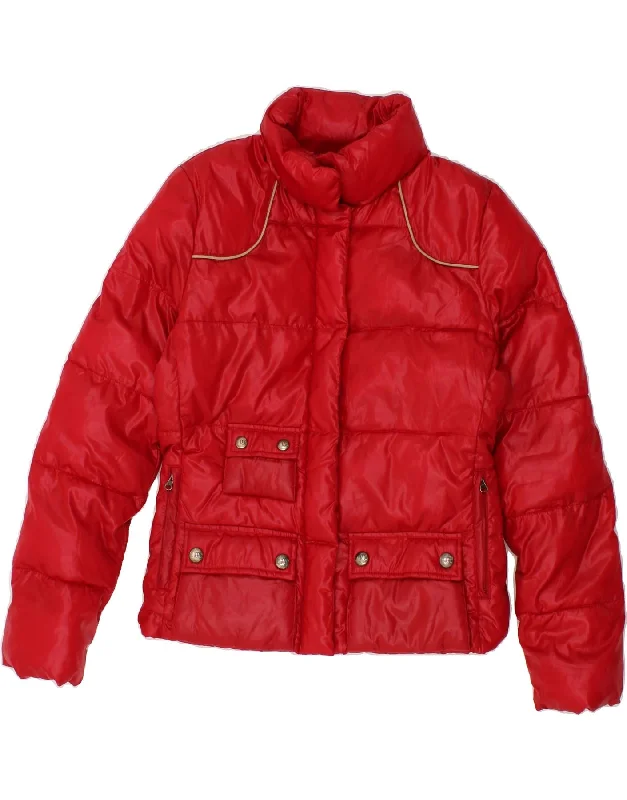 Women's Date Night Outfit MARLBORO CLASSICS Womens Padded Jacket EU 42 Large Red Polyester Women's Date Night Outfit MARLBORO CLASSICS Womens Padded Jacket EU 42 Large Red Polyester