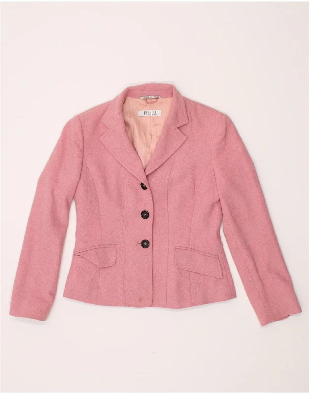 Women's Clothes And Apparel Sets MARELLA Womens 3 Button Blazer Jacket UK 8 Small Pink Wool Women's Clothes And Apparel Sets MARELLA Womens 3 Button Blazer Jacket UK 8 Small Pink Wool