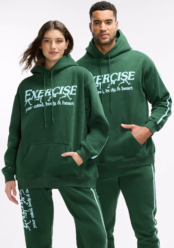Style Breakthroughs Exercise Your Mind, Body & Heart Oversized Hoodie