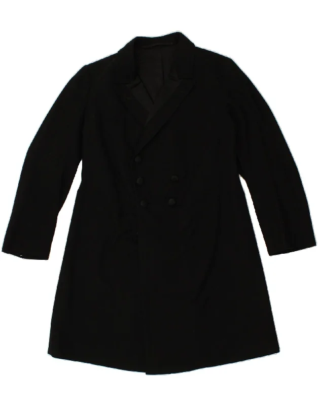 Women's Clothes And Apparel Sets VINTAGE Womens Overcoat UK 10 Small Black