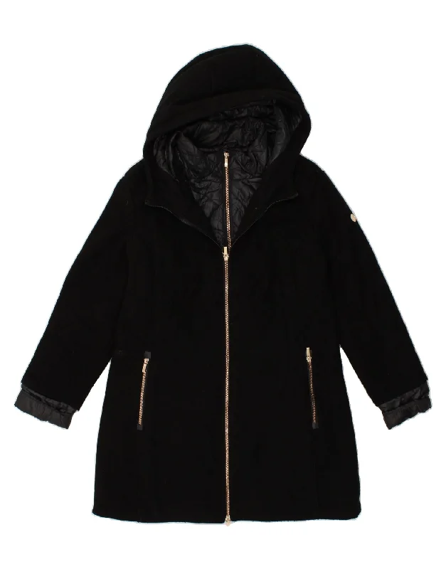 Women's Clothes for All-Day Comfort and Style DACK'S Womens Hooded Overcoat UK 18 XL Black Women's Clothes for All-Day Comfort and Style DACK'S Womens Hooded Overcoat UK 18 XL Black