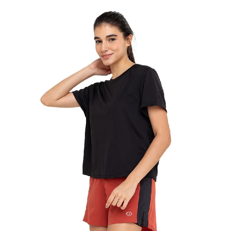 Weekend Style Deals – Limited Availability Equipe Women's TECH-DRY Athletic T-Shirt Black