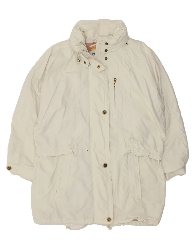 Affordable Luxury Women's Apparel KLEPPER Womens Windbreaker Coat UK 16 Large White