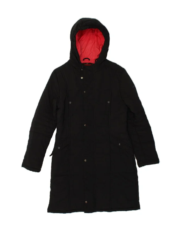 Women's Clothing Brands LEE Womens Hooded Windbreaker Coat UK 14 Medium Black Polyamide Women's Clothing Brands LEE Womens Hooded Windbreaker Coat UK 14 Medium Black Polyamide