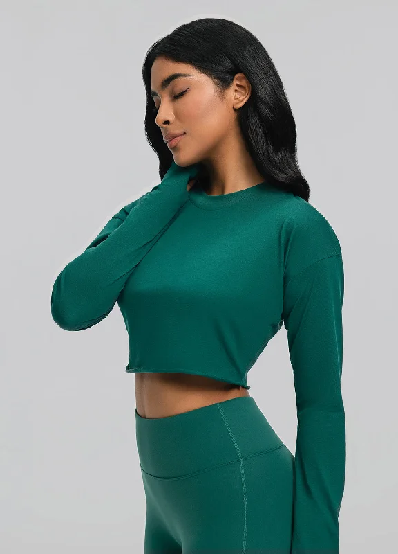 Timeless Style Promotions Cropped Long Sleeve