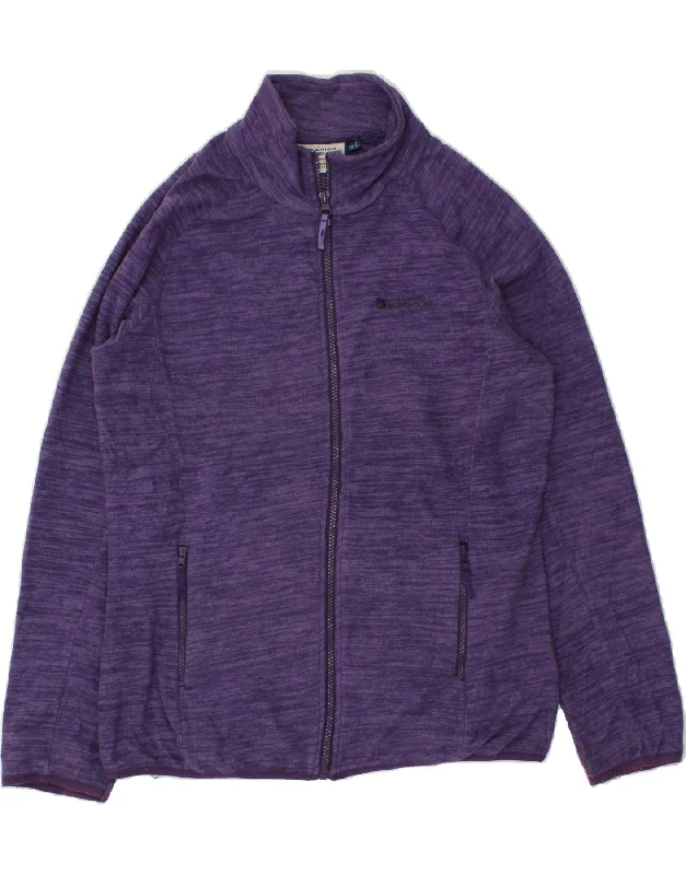 Women's Everyday Attire MOUNTAIN WAREHOUSE Womens Fleece Jacket UK 14 Large Purple Flecked