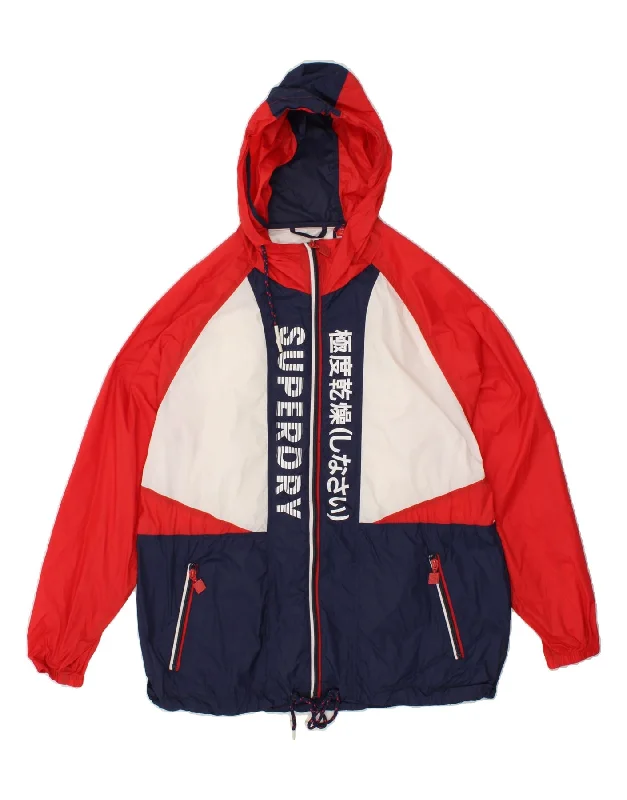 Affordable Women's Apparel SUPERDRY Womens Graphic Hooded Rain Jacket UK 12 Medium Multicoloured Affordable Women's Apparel SUPERDRY Womens Graphic Hooded Rain Jacket UK 12 Medium Multicoloured