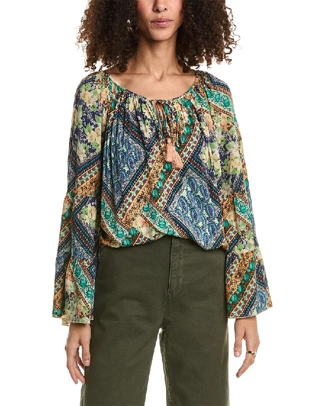 Sophisticated Street Style Offers Johnny Was Miza Blouse