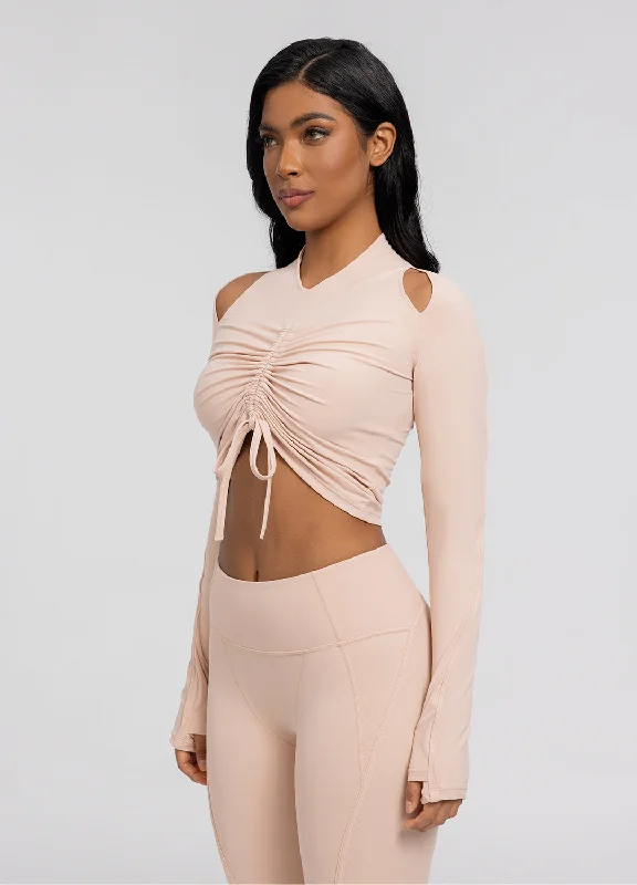 Chic & Modern Sales Drawstring Crop Top
