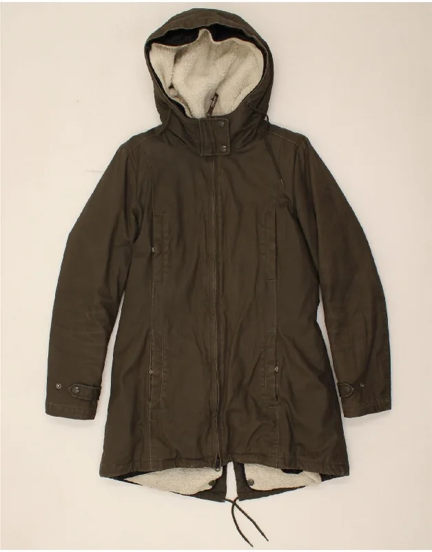 Women's Clothing Online Sale WOOLRICH Womens Hooded Parka Jacket UK 14 Medium Khaki Cotton Women's Clothing Online Sale WOOLRICH Womens Hooded Parka Jacket UK 14 Medium Khaki Cotton