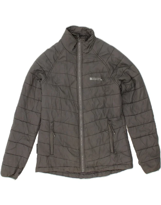 Clothing Brands MOUNTAIN WAREHOUSE Womens Padded Jacket UK 10 Small Grey Polyester