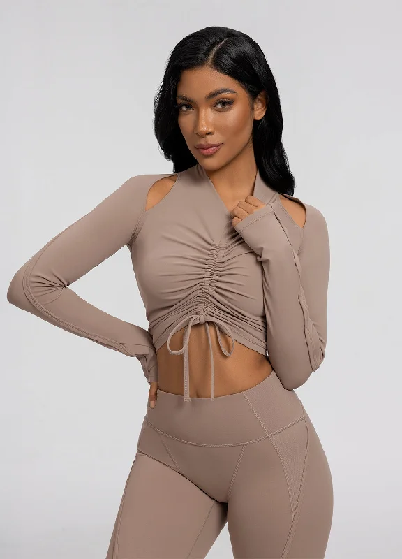 Flash Sale Drawstring Crop Top