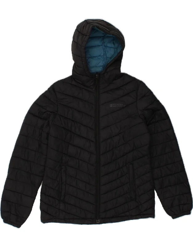 Feminine Dresses for Women in Bold Prints MOUNTAIN WAREHOUSE Womens Hooded Padded Jacket UK 10 Small Black Polyester