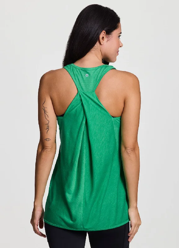 Fashion Forward Prime Relaxed Twist Back Tank Top