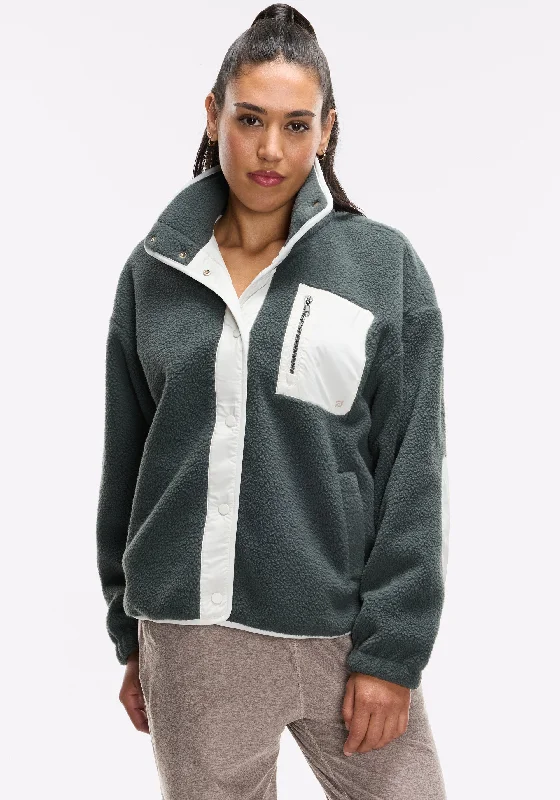 Big Savings On Trendy Styles Cozy Fleece Snap Front Jacket