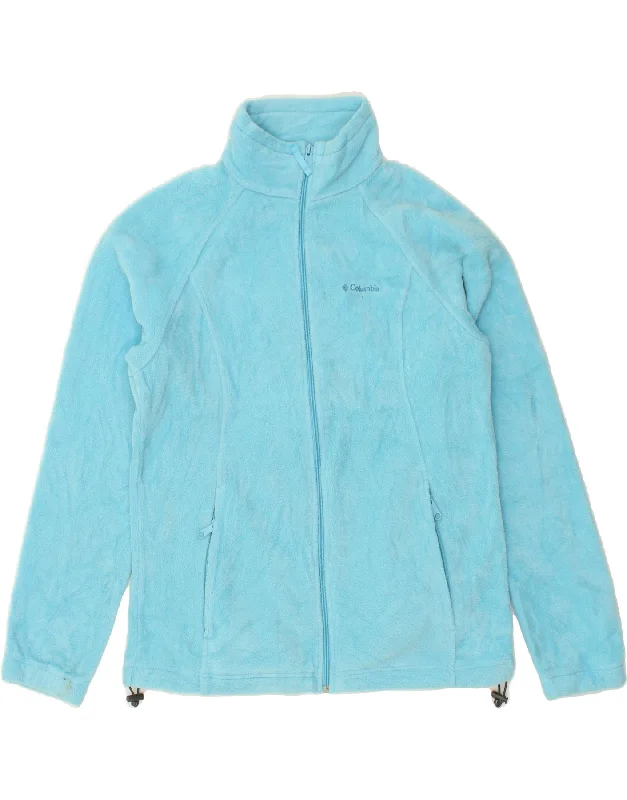 Women's Evening Clothing COLUMBIA Womens Fleece Jacket UK 16 Large Blue Polyester