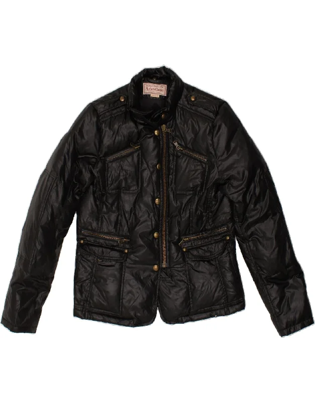 Women's Evening Wear MARLBORO CLASSICS Womens Military Padded Jacket EU 40 Medium Black