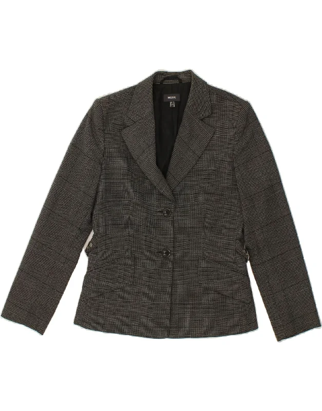 Women's Clothing Online MEXX Womens 2 Button Blazer Jacket UK 10 Small Grey Check Polyester Women's Clothing Online MEXX Womens 2 Button Blazer Jacket UK 10 Small Grey Check Polyester